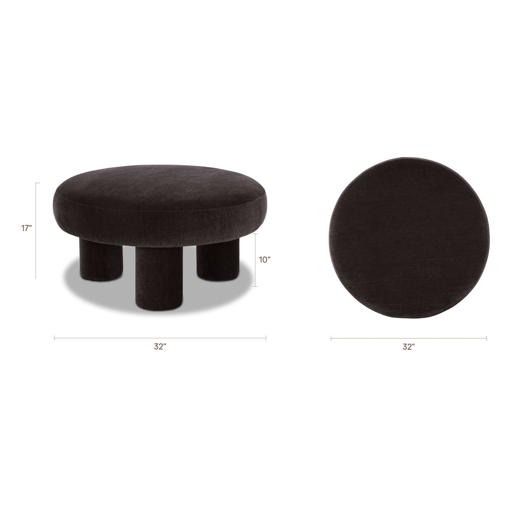 Ottomane | Brun ganache