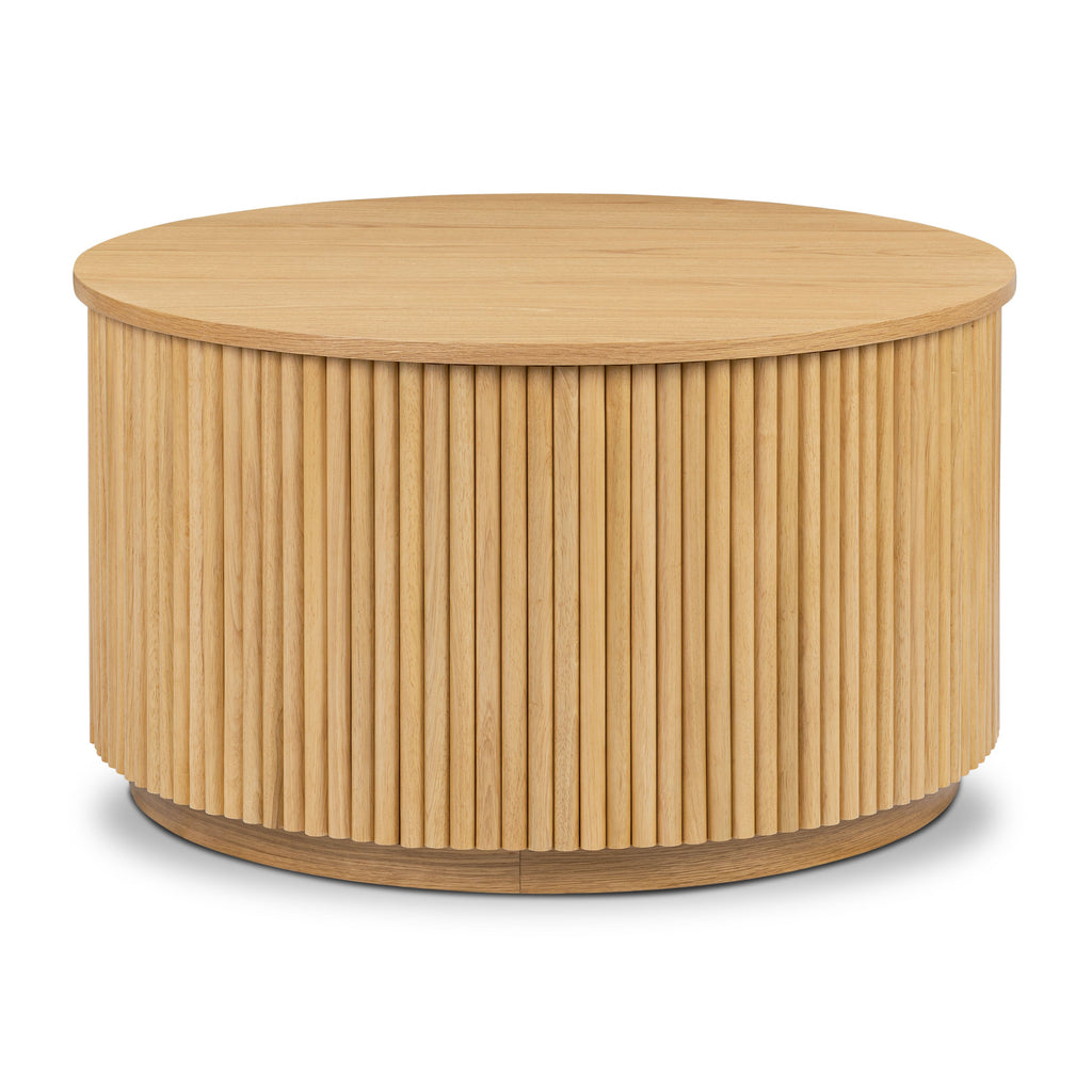 Table Basse de Rangement | Chêne