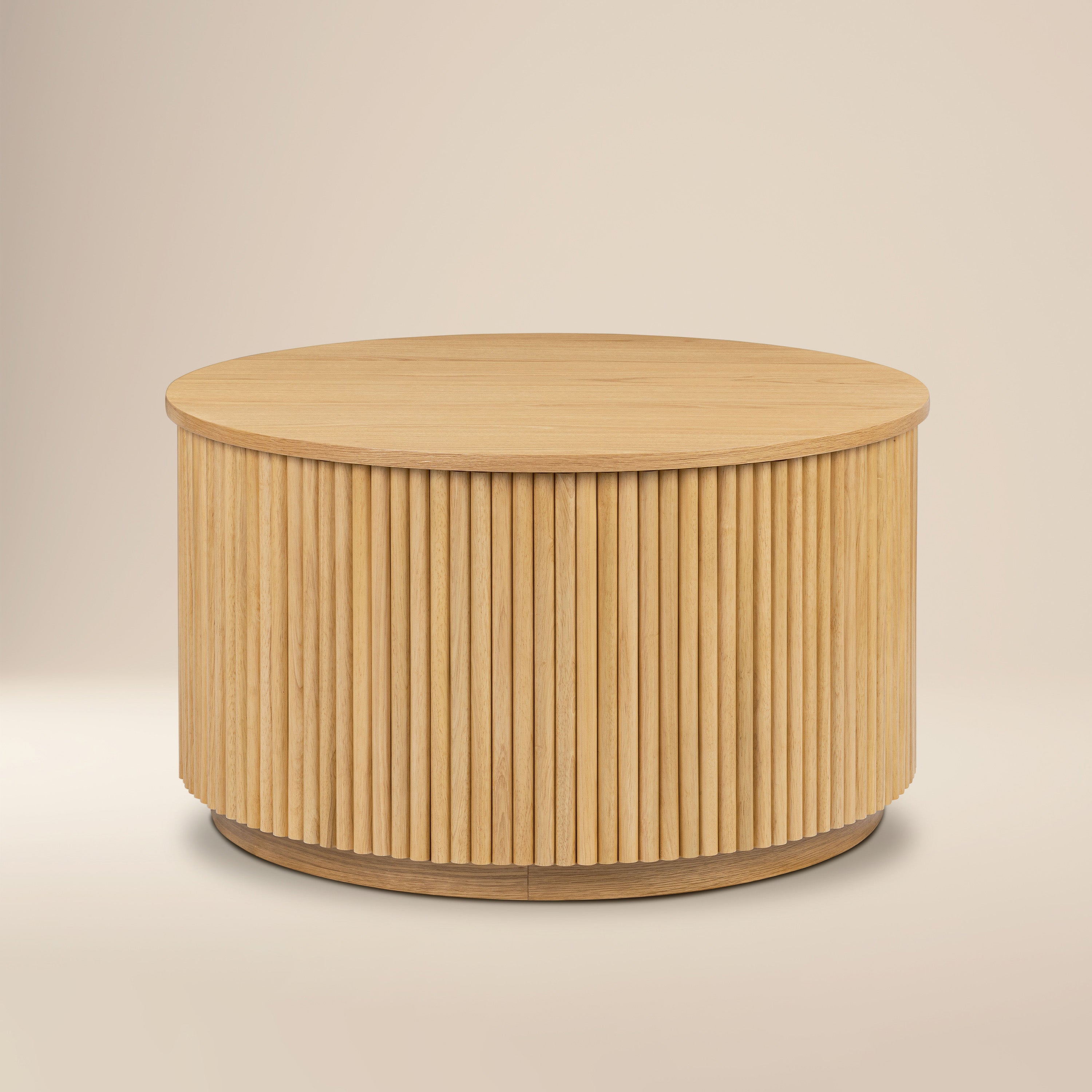 Table Basse de Rangement | Chêne