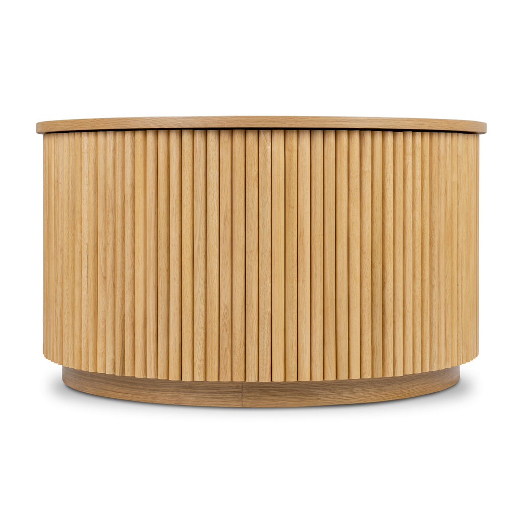 Table Basse de Rangement | Chêne