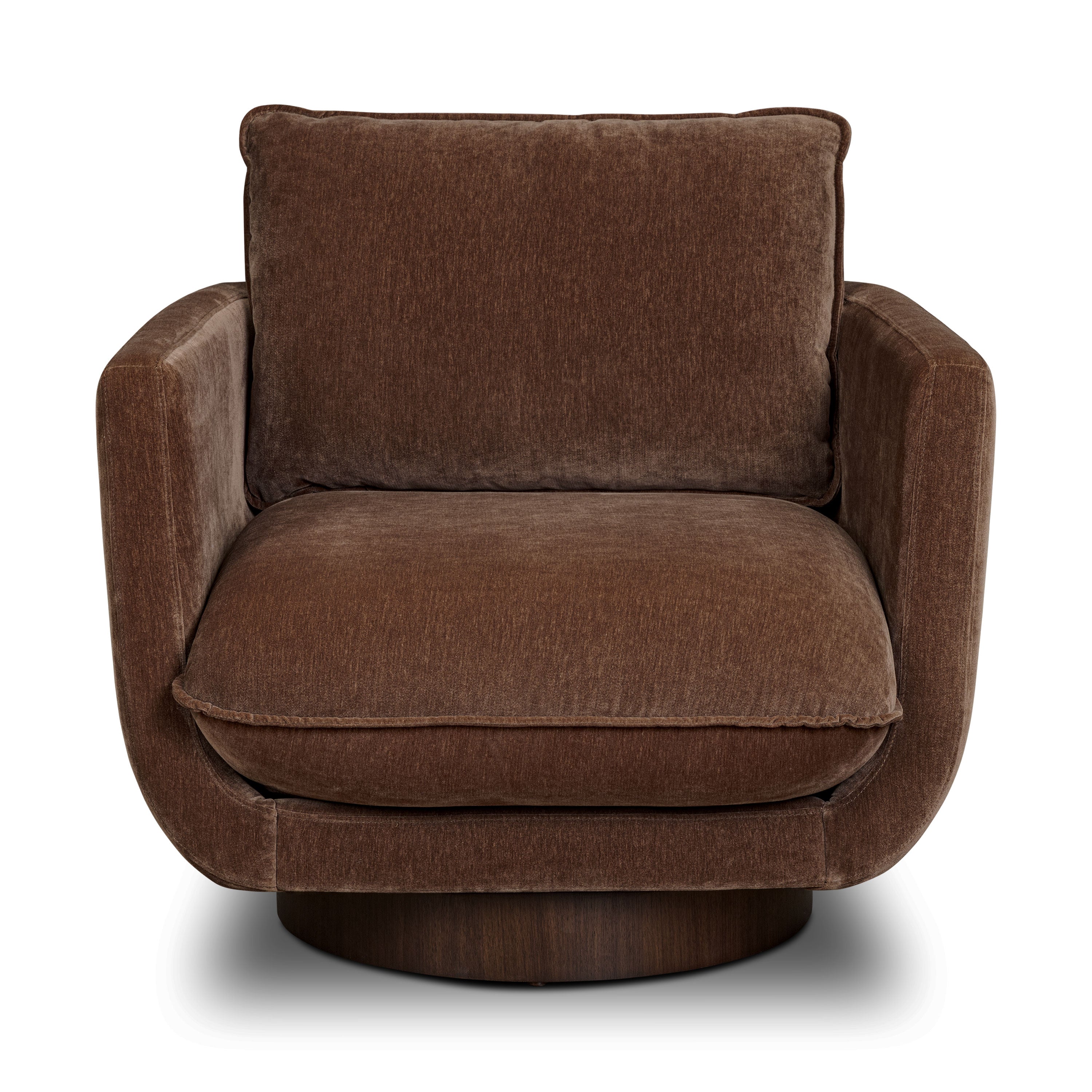 Fauteuil pivotant | Marron bronze