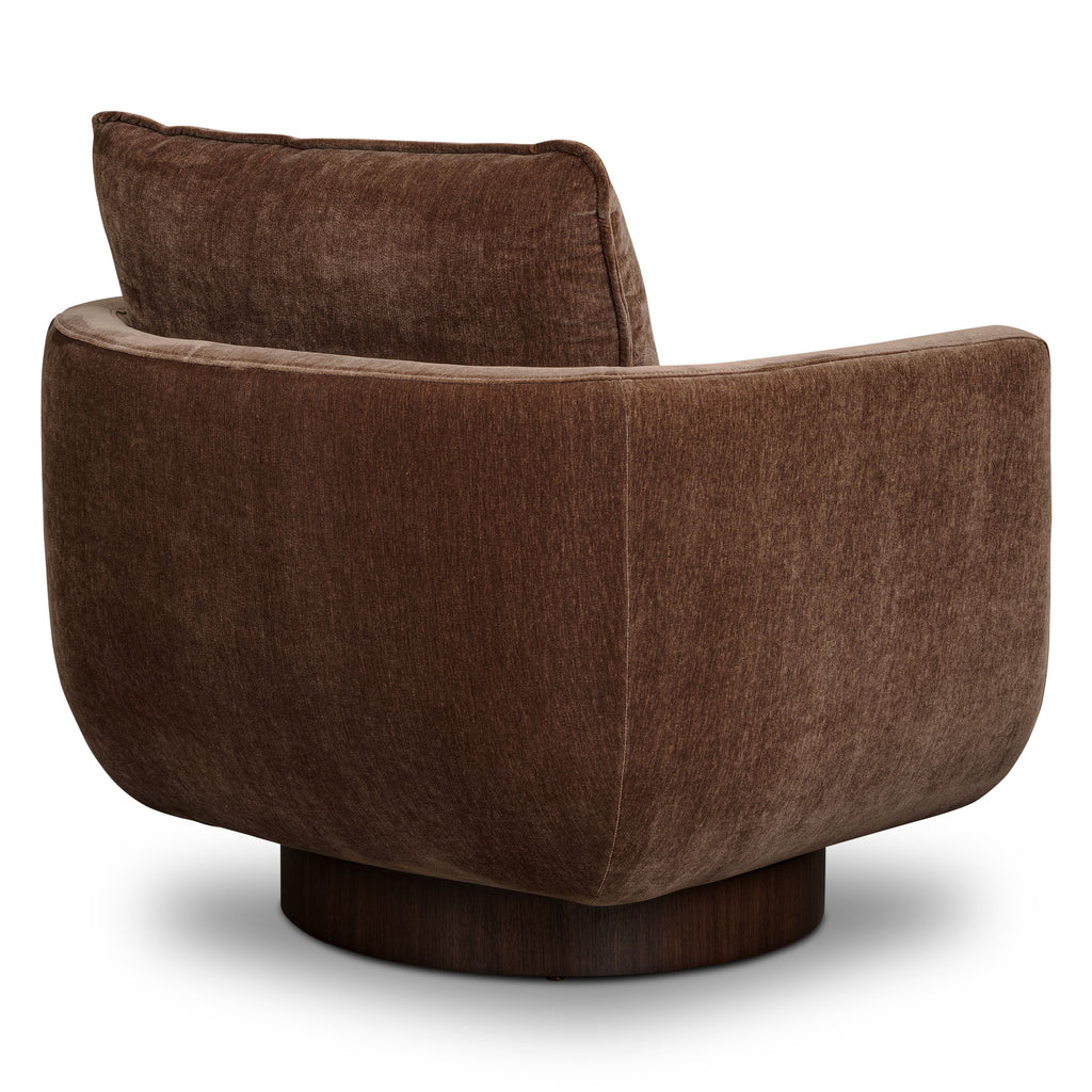 Fauteuil pivotant | Marron bronze