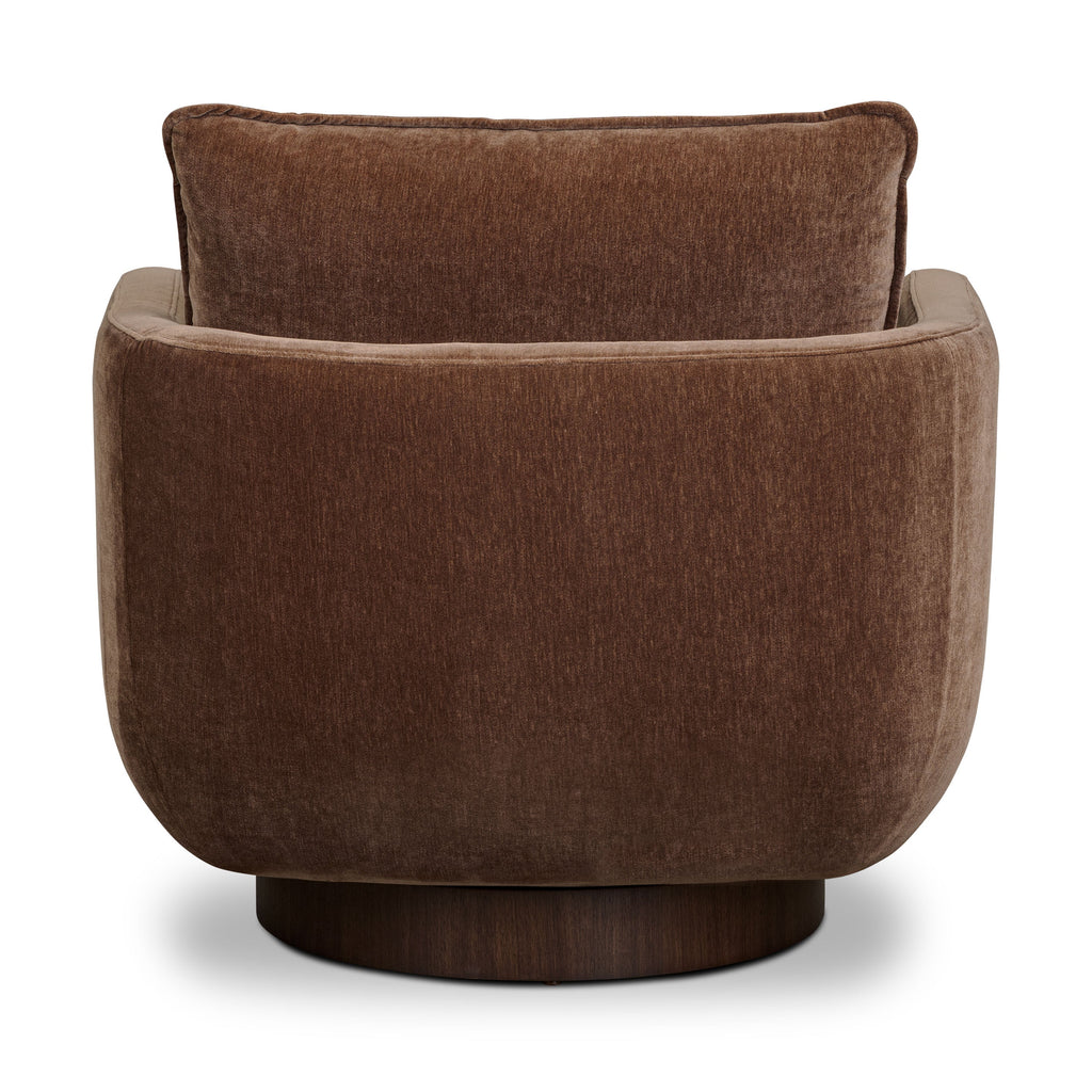 Fauteuil pivotant | Marron bronze