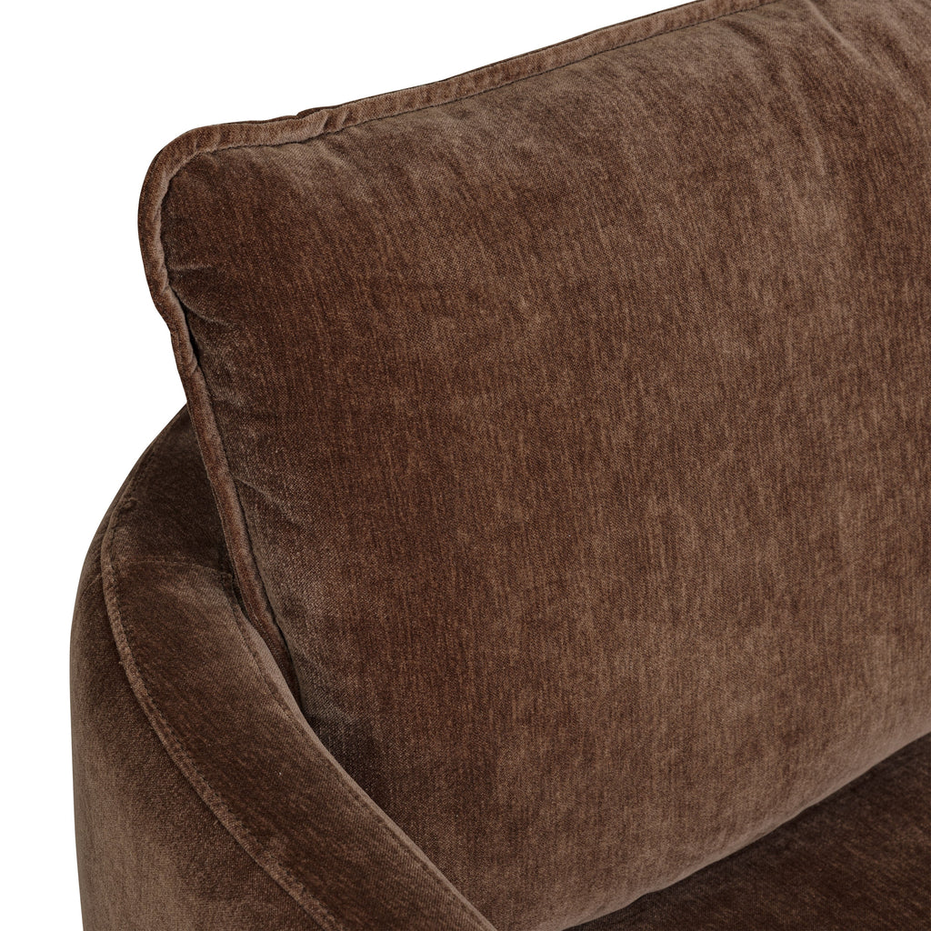 Fauteuil pivotant | Marron bronze