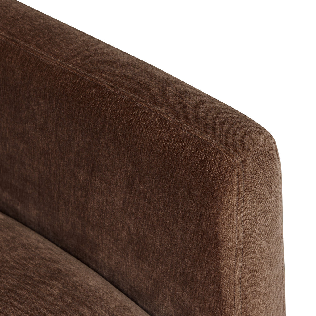 Fauteuil pivotant | Marron bronze