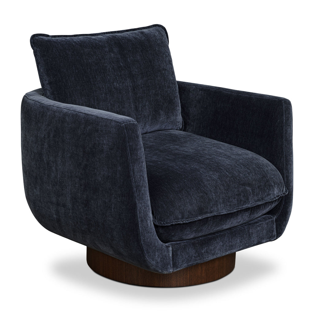 Fauteuil pivotant | Bleu mystique