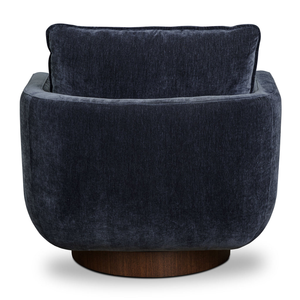 Fauteuil pivotant | Bleu mystique