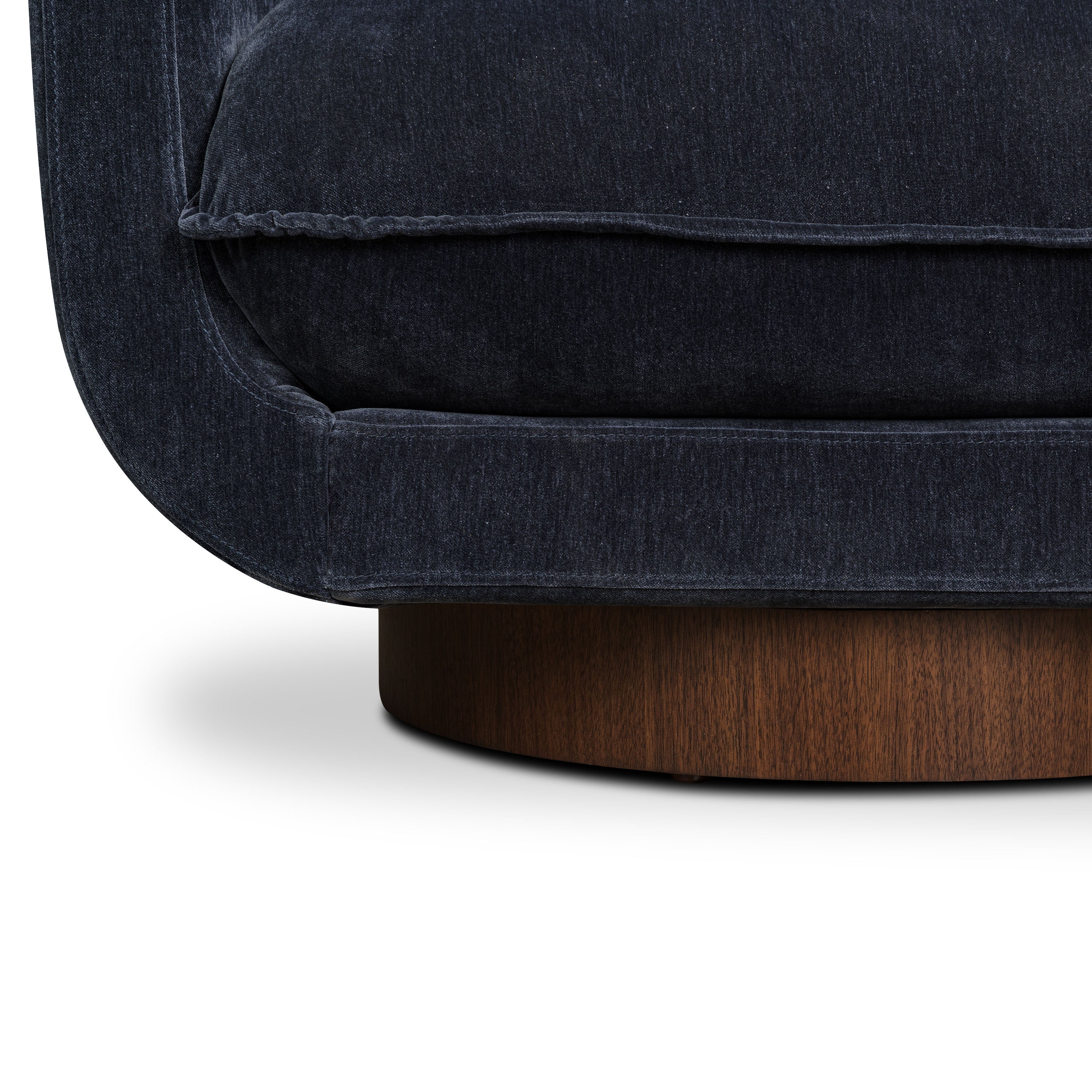Fauteuil pivotant | Bleu mystique