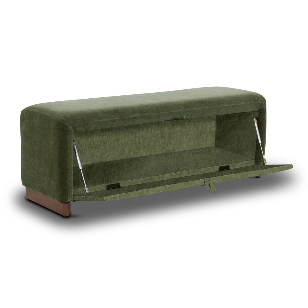 Banc de rangement | Vert Sagano