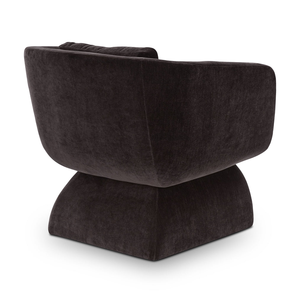 Fauteuil bas | Marron Ganache
