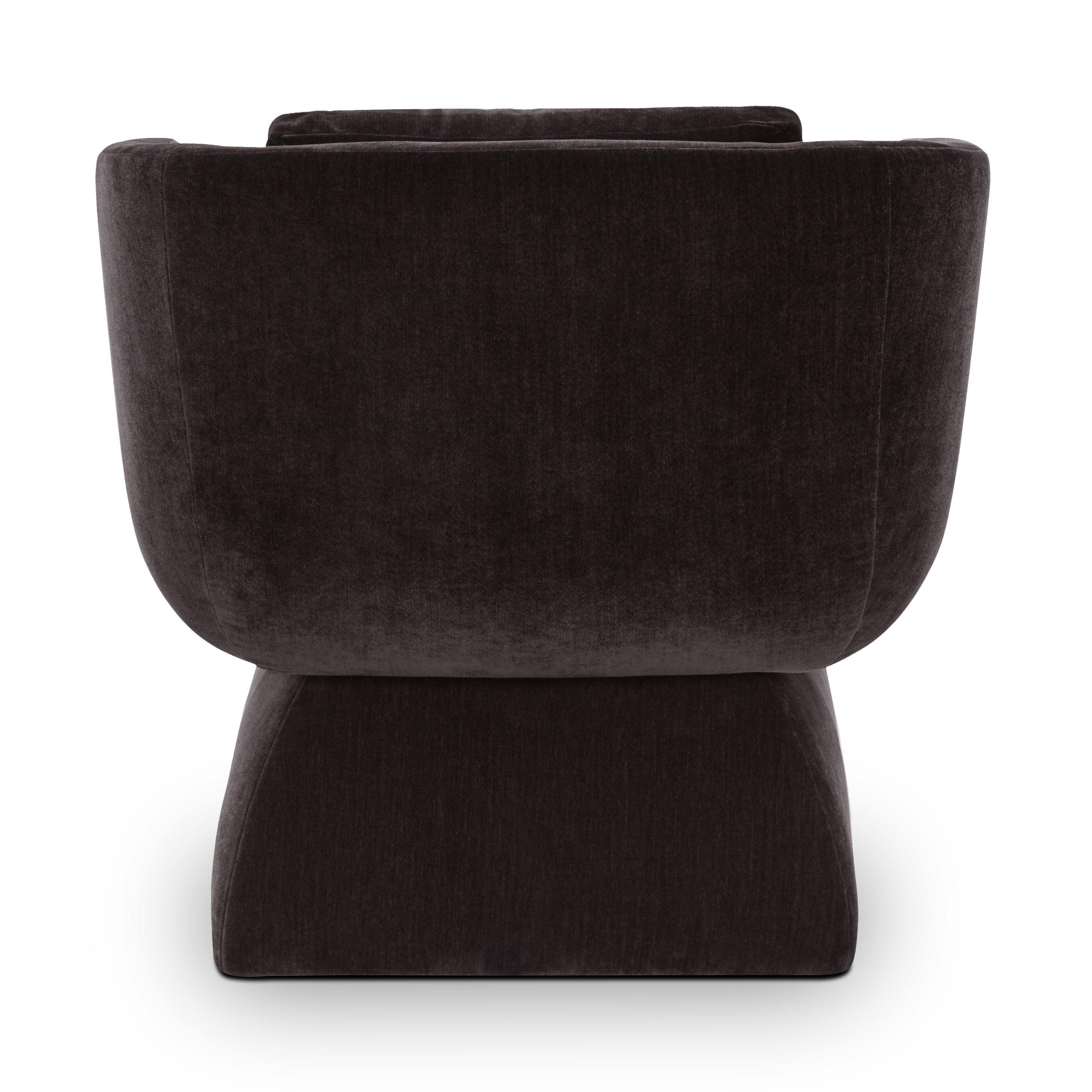 Fauteuil bas | Marron Ganache