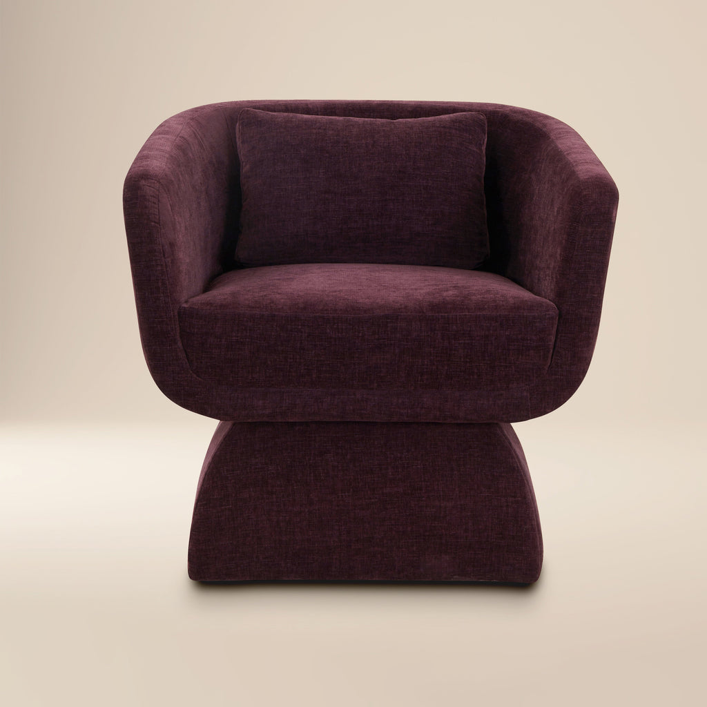 Fauteuil Lounge | Mello Prune