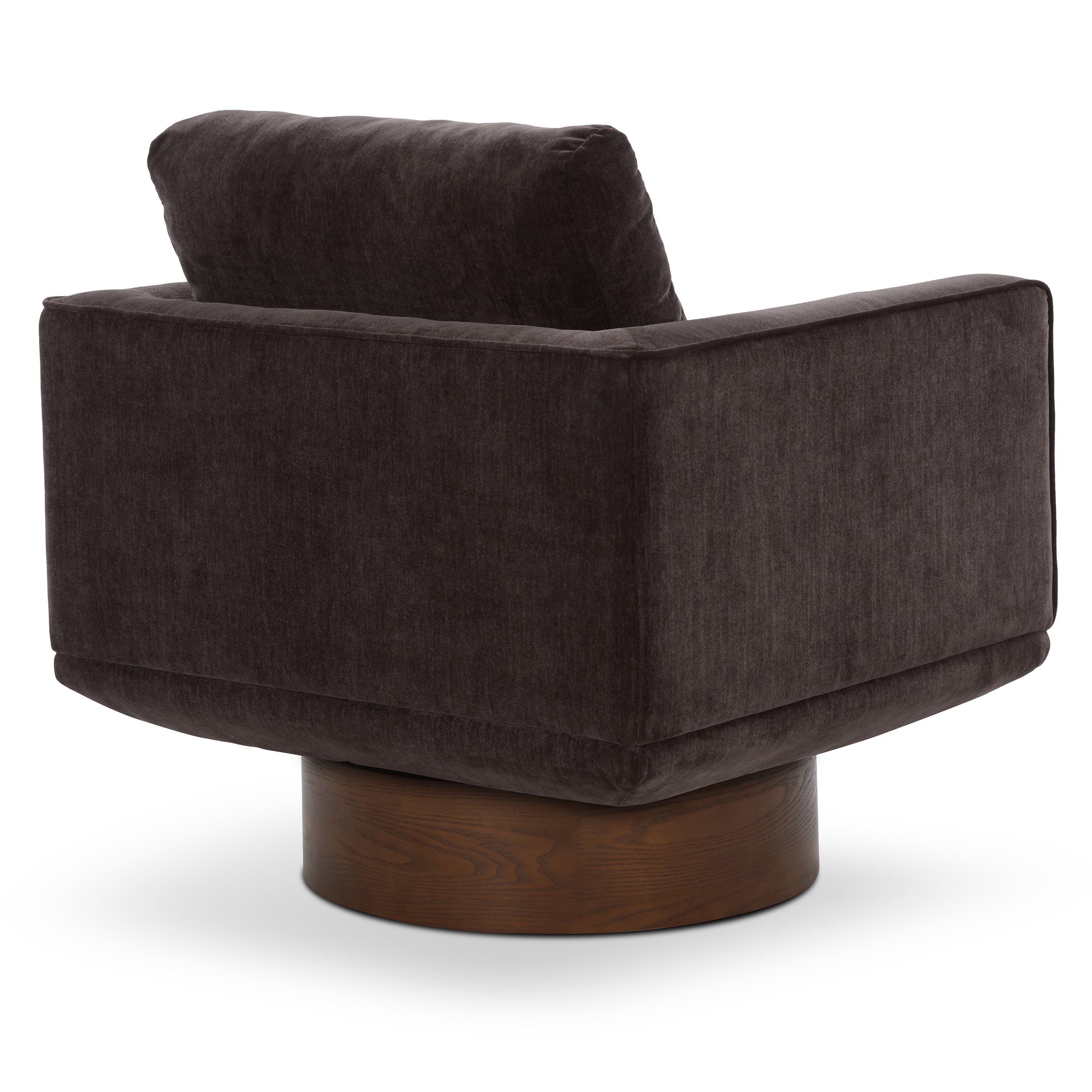 Fauteuil Pivotant | Marron Ganache