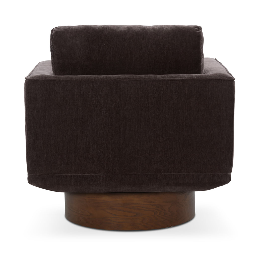 Fauteuil Pivotant | Marron Ganache