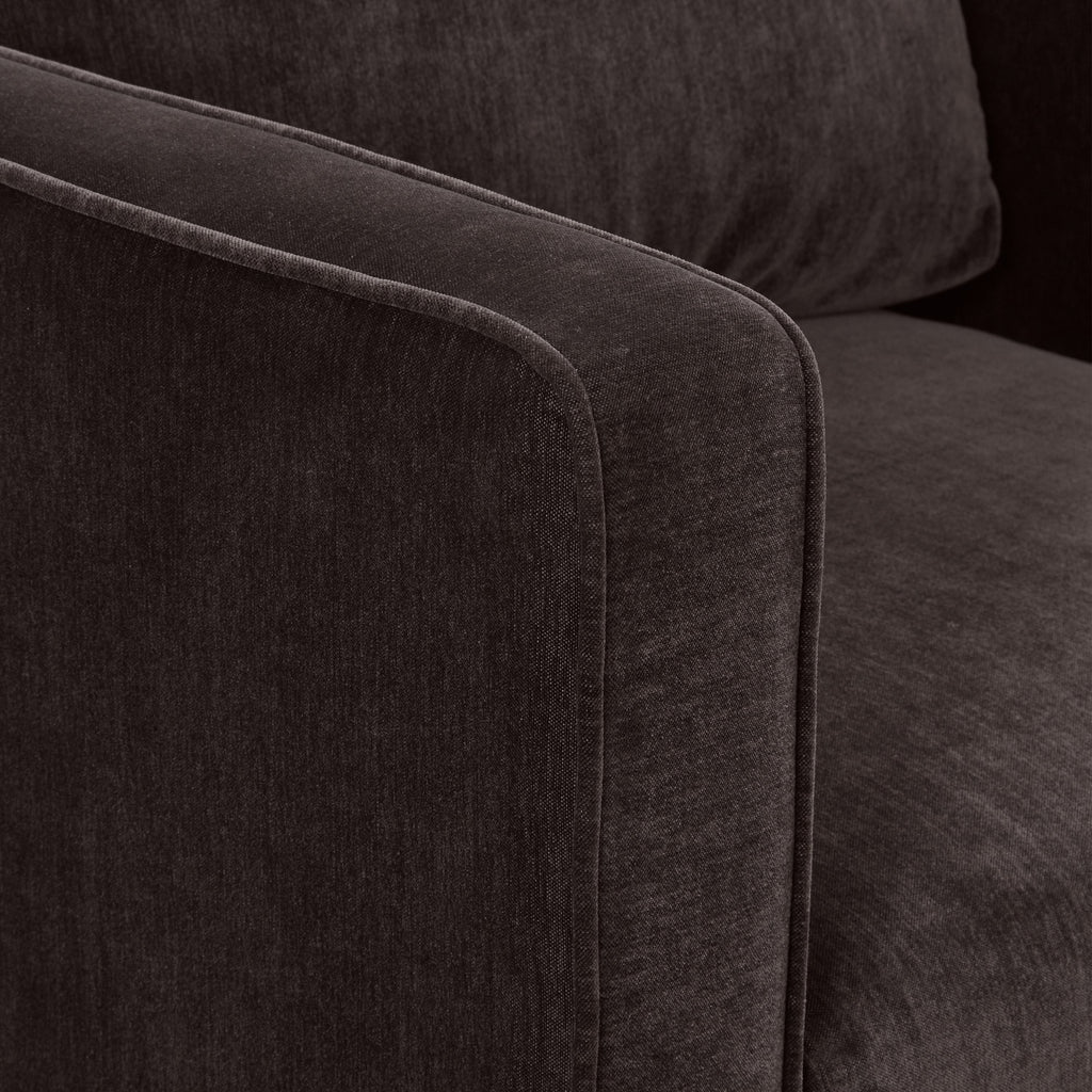 Fauteuil Pivotant | Marron Ganache