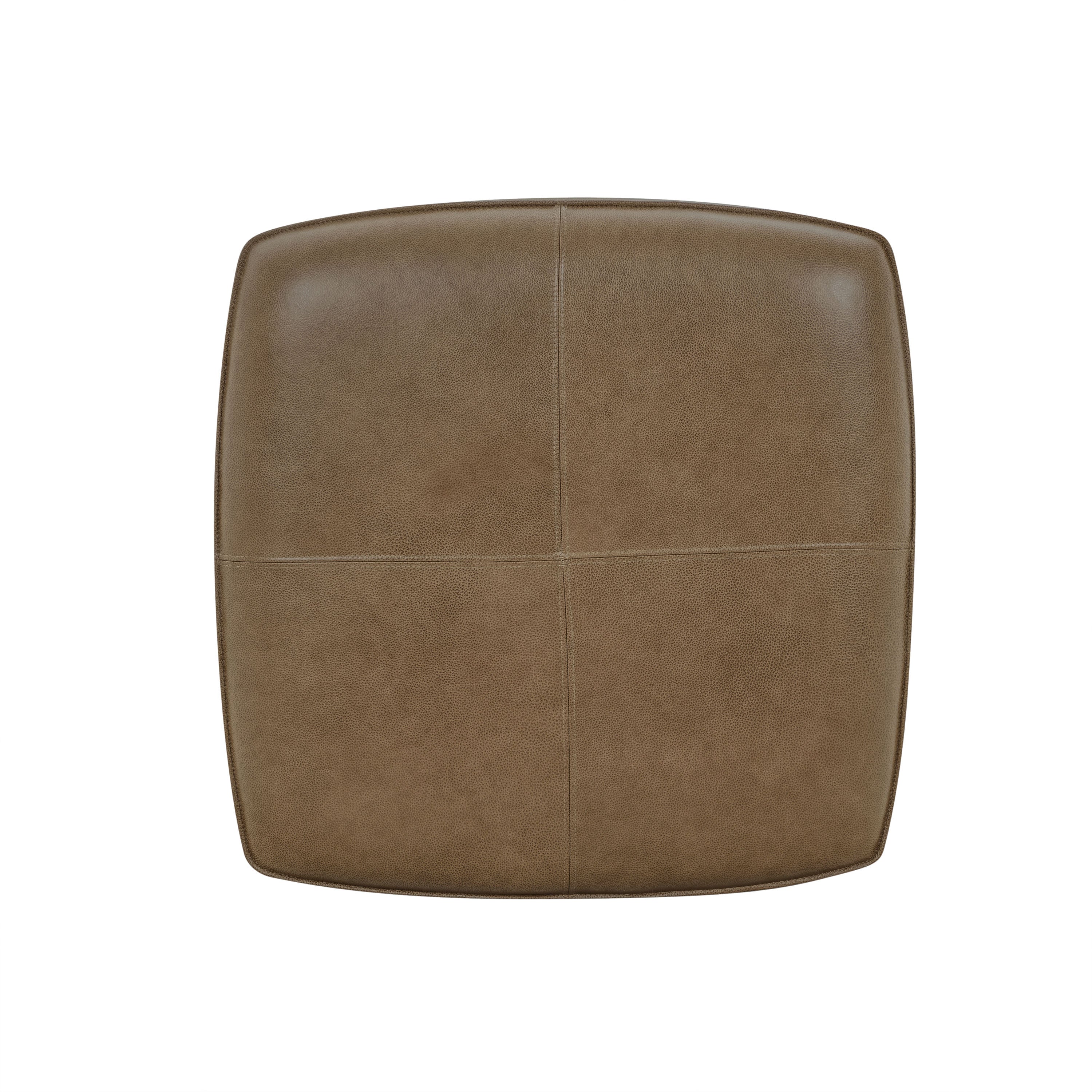 Banc de rangement en cuir | Marron châtaigne
