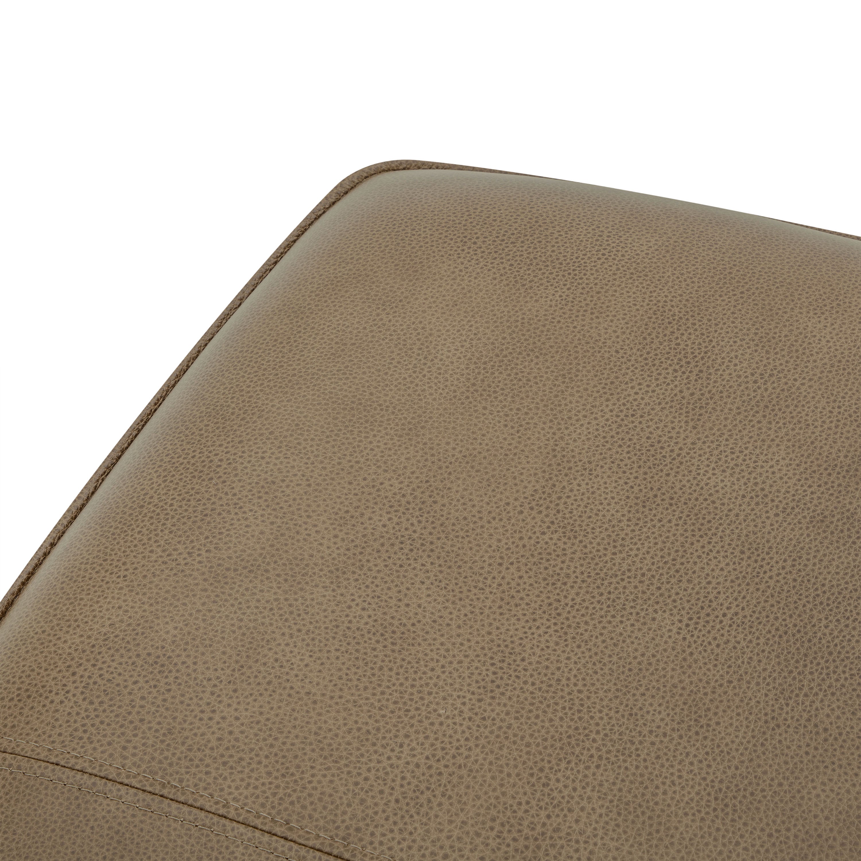 Banc de rangement en cuir | Marron châtaigne