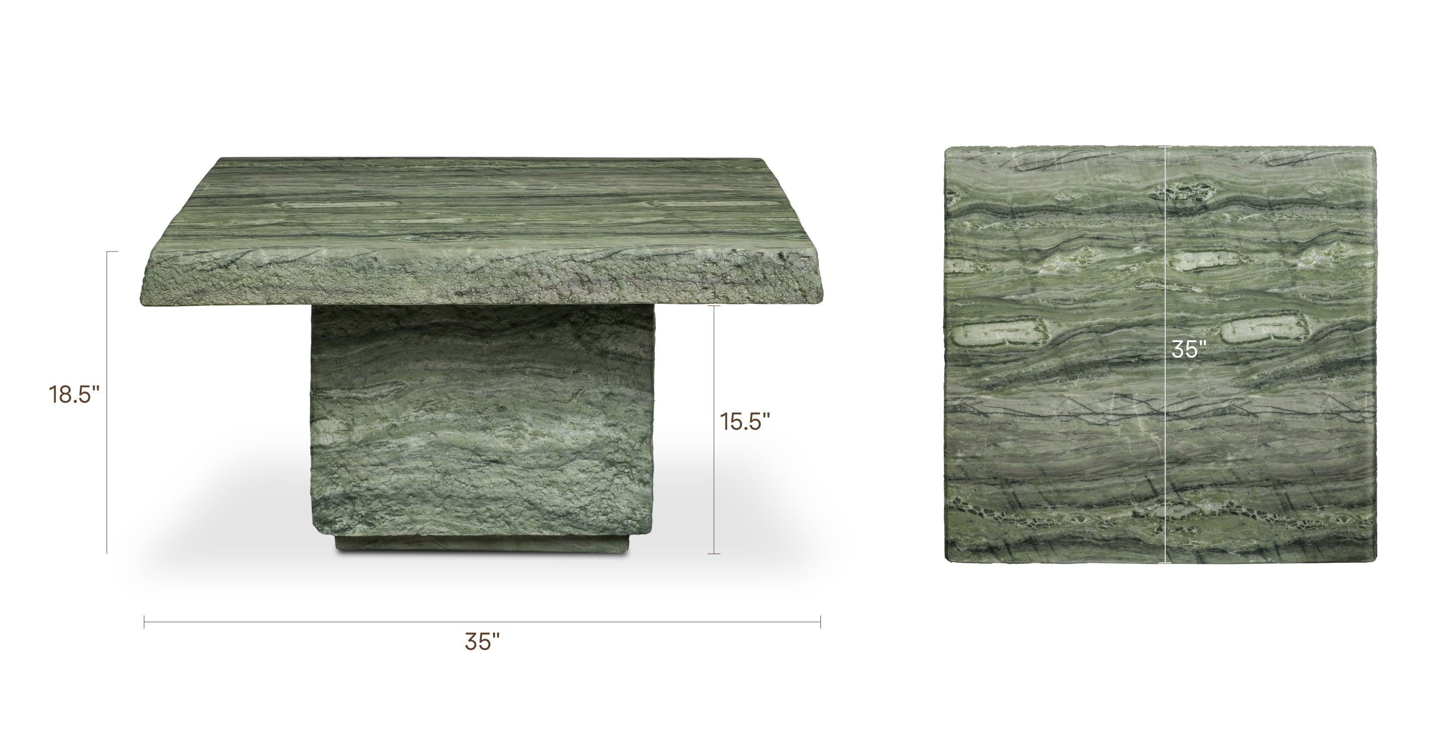 Table basse 35 | Vert algue