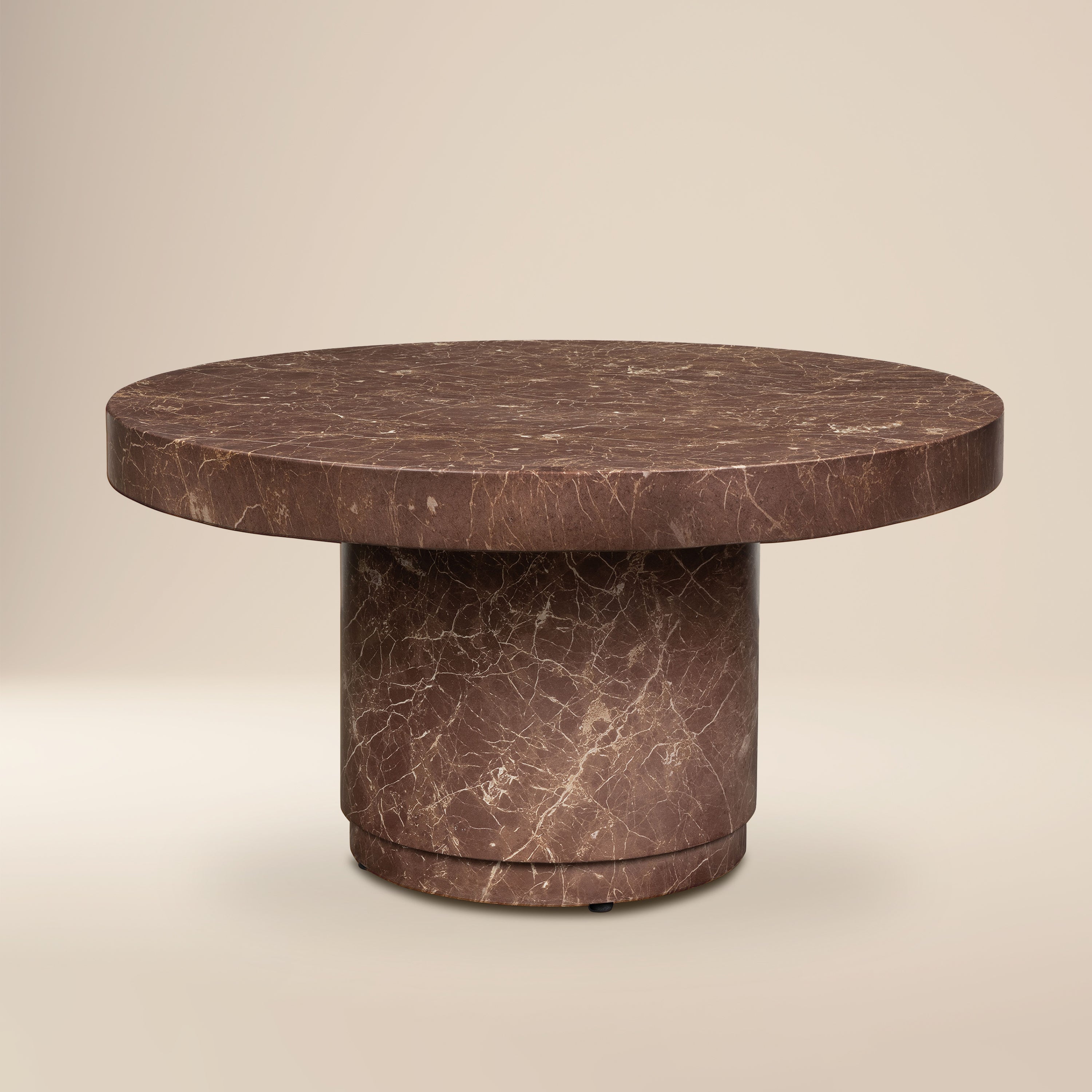 38 Table basse | Rouge Bordeaux