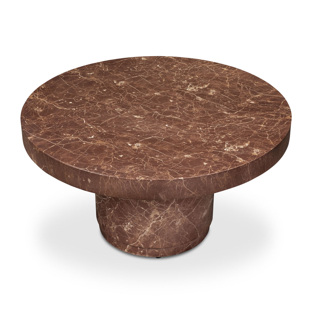 38 Table basse | Rouge Bordeaux