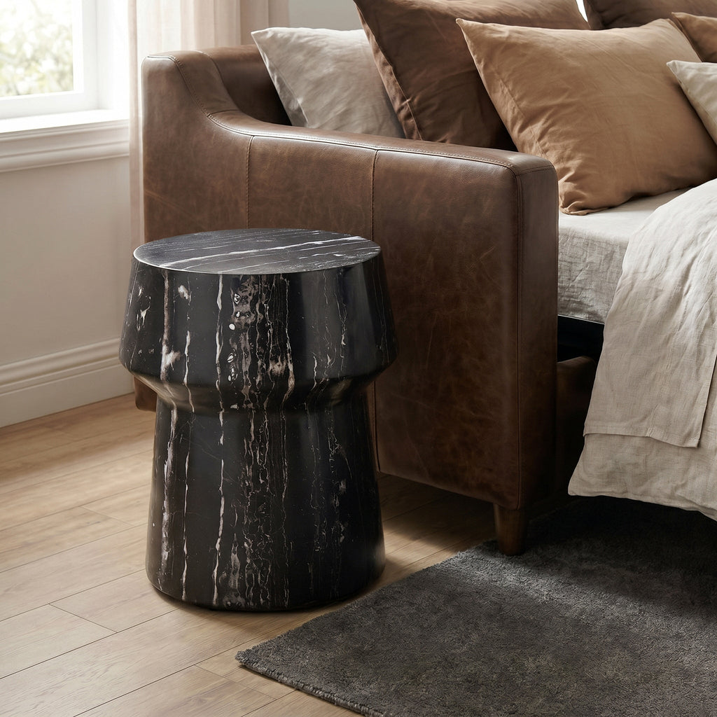 Table d'appoint 18 | Marbre noir