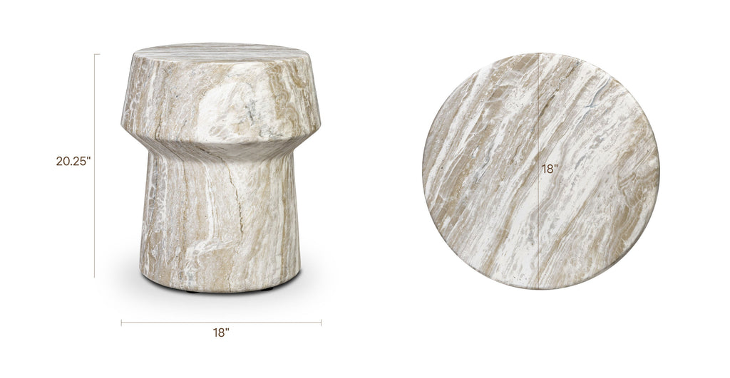 Table d'appoint 18 | Vert Olivine