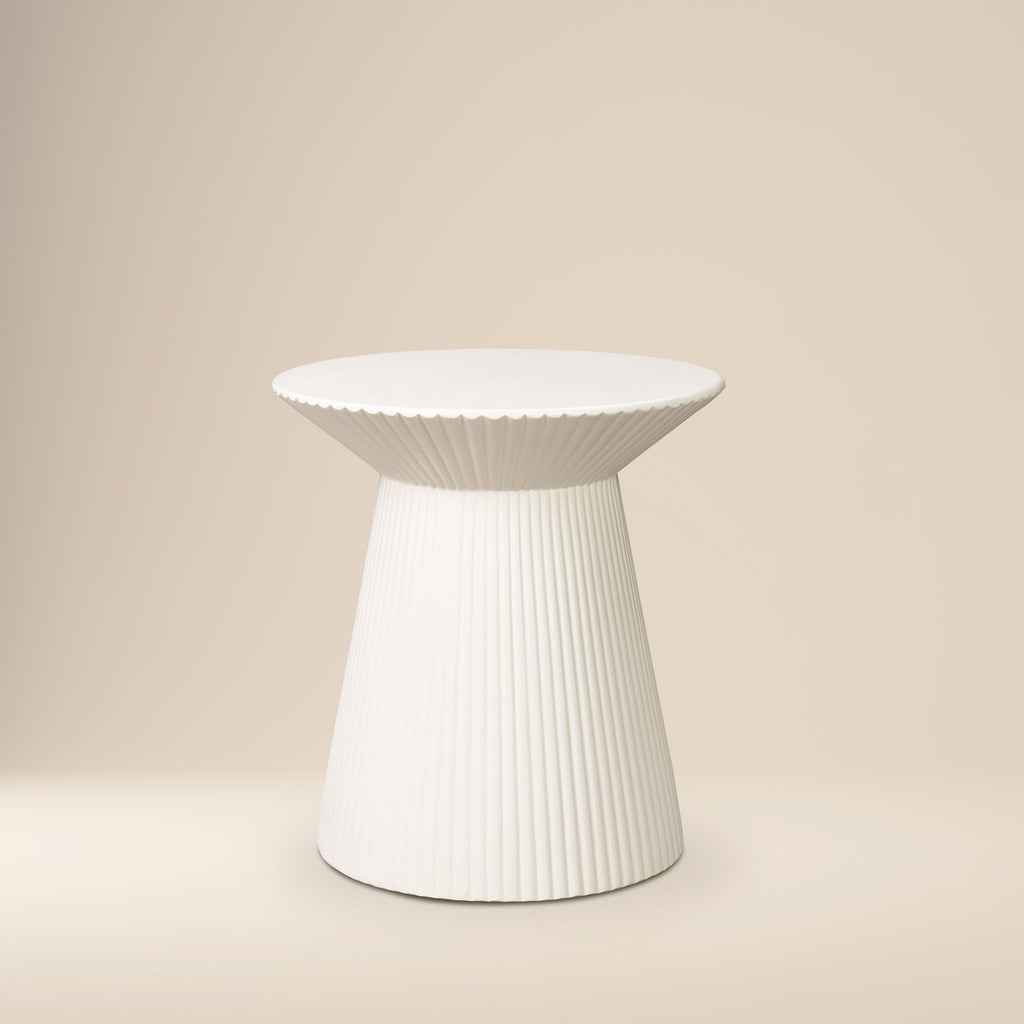 Table d'appoint 17,5 | Blanc amande