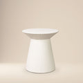 Table d'appoint 17,5 | Blanc amande