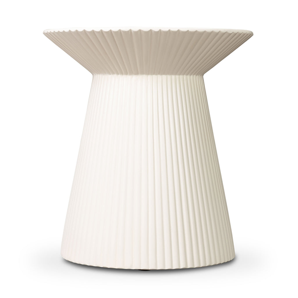 Table d'appoint 17,5 | Blanc amande