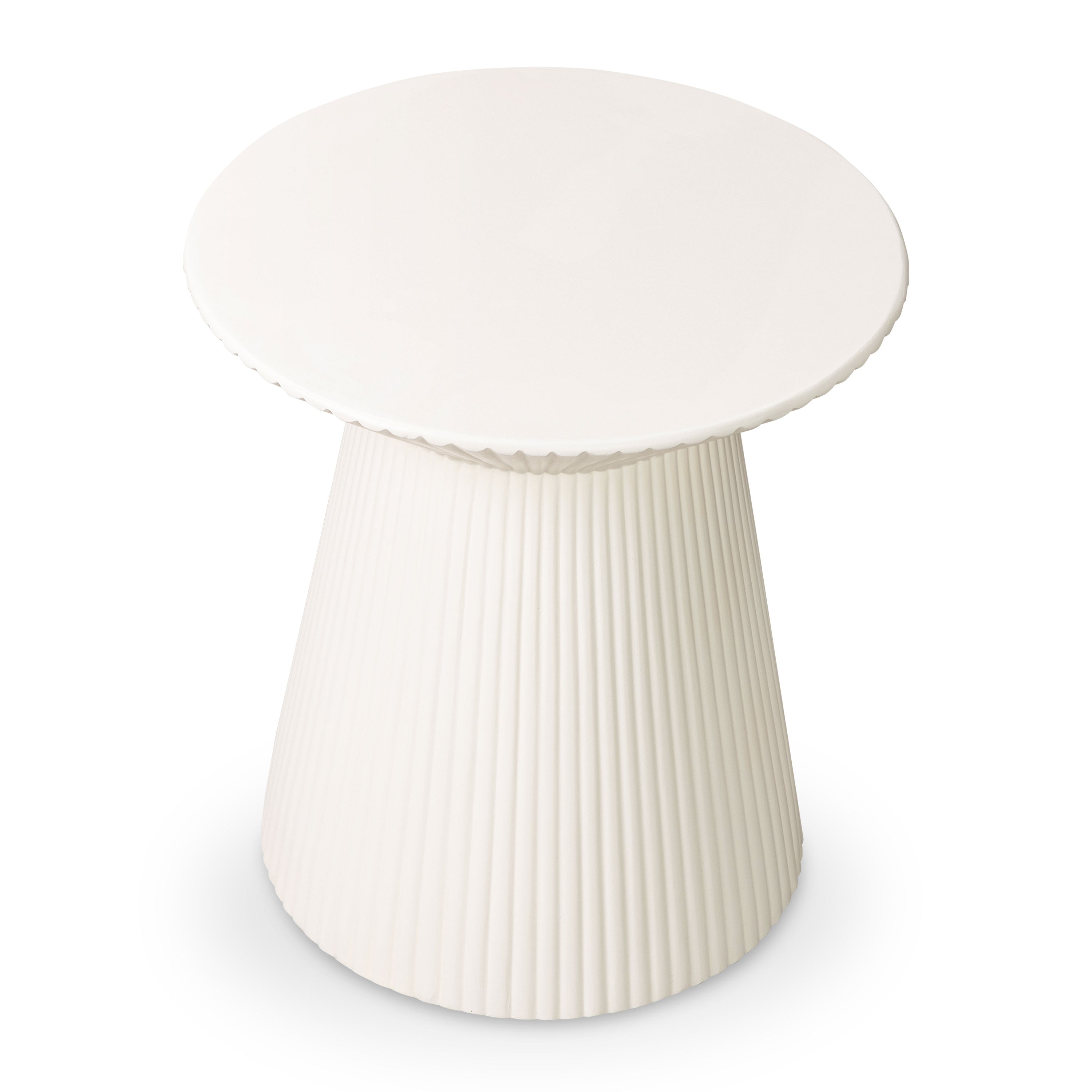 Table d'appoint 17,5 | Blanc amande