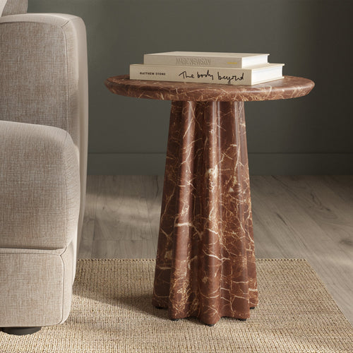 Table d'appoint 18 | Rouge bordeaux