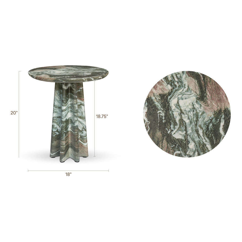 18 Table d'appoint | Marbre vert