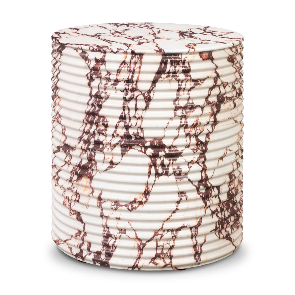 Table d'appoint 16 | Arabesco blanc