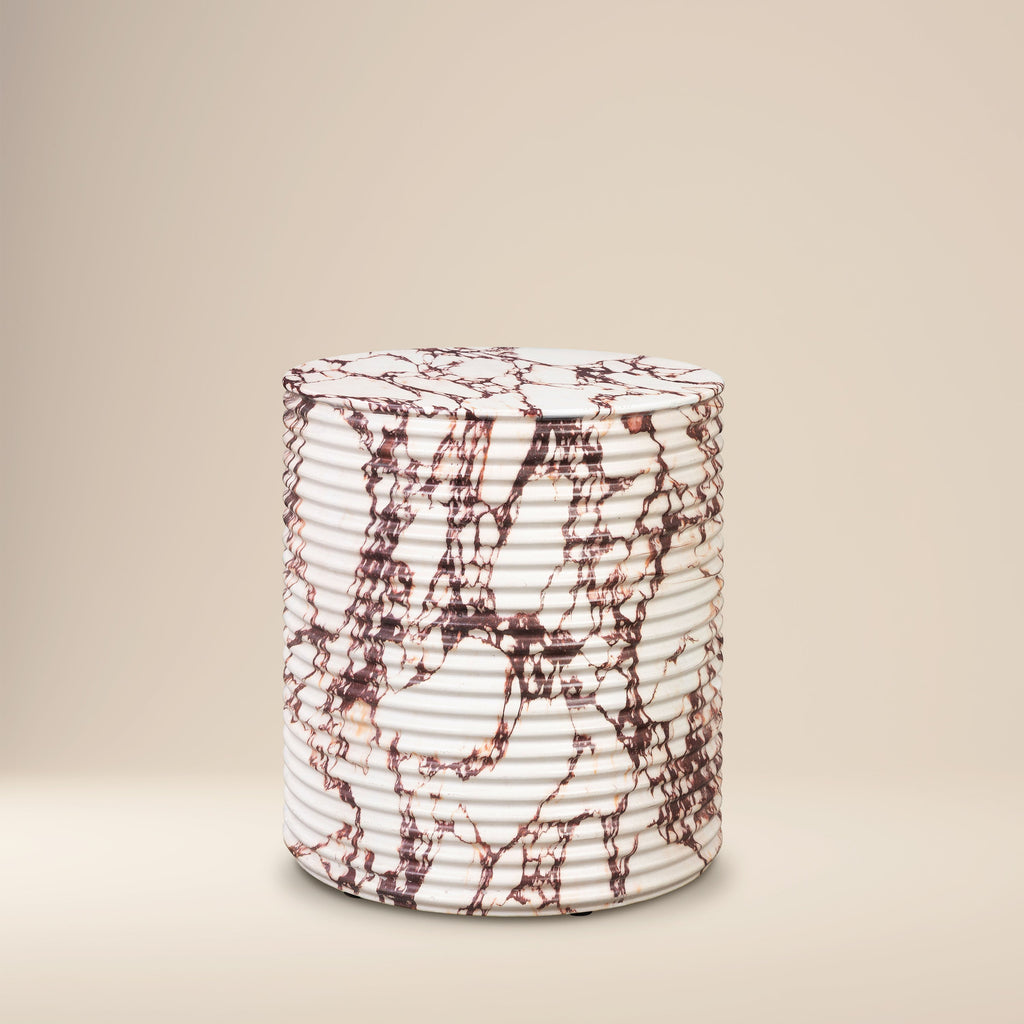 Table d'appoint 16 | Arabesco blanc