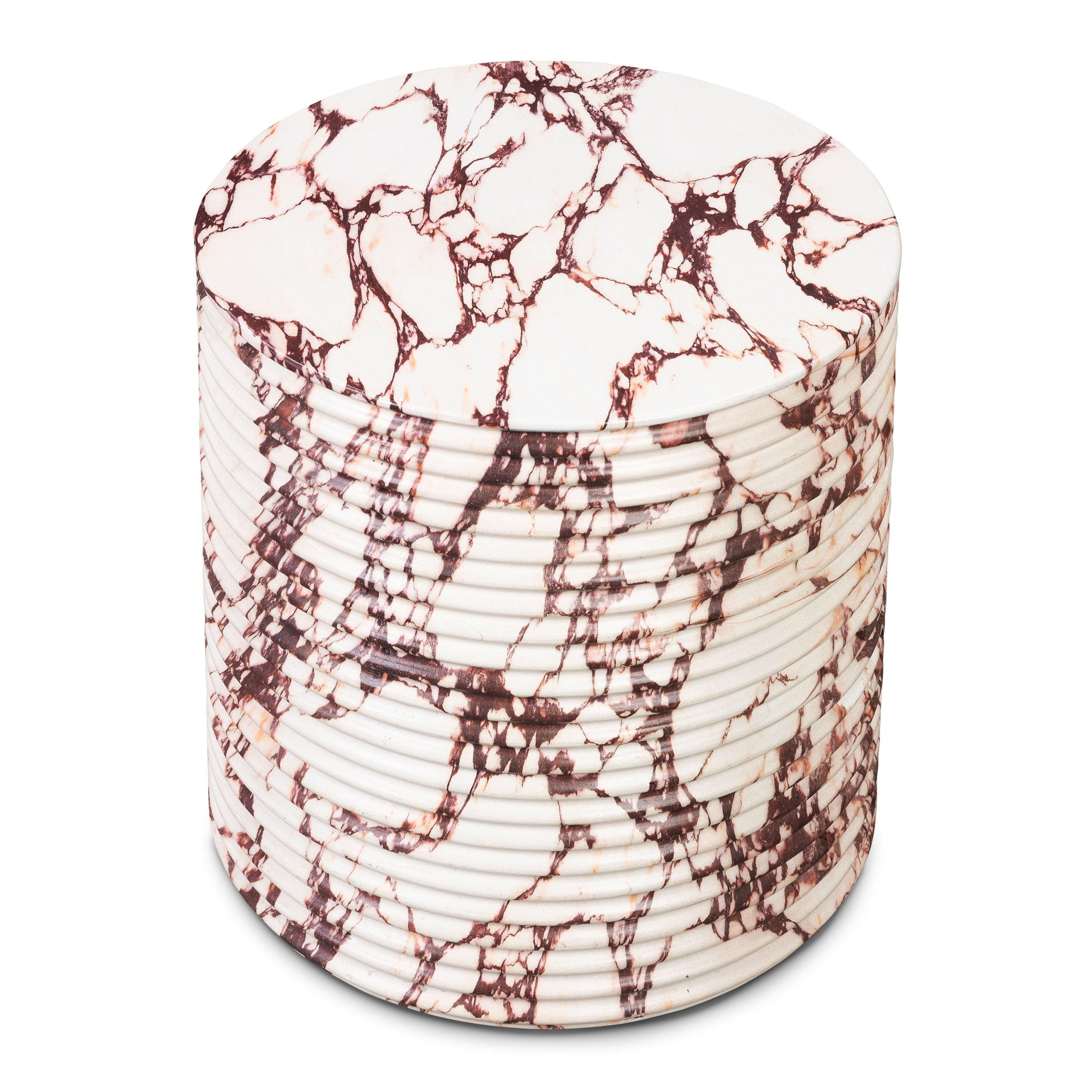 Table d'appoint 16 | Arabesco blanc