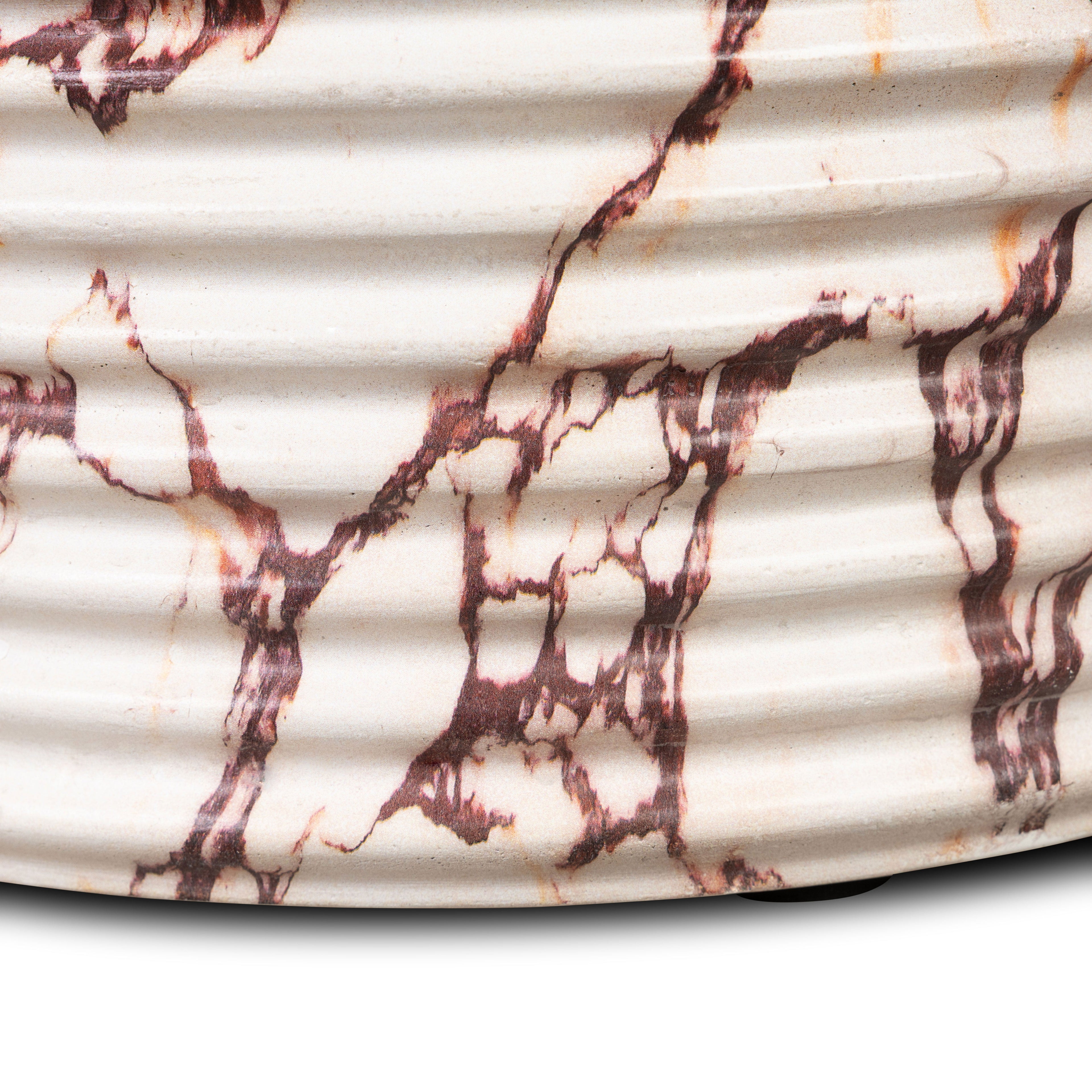 Table d'appoint 16 | Arabesco blanc