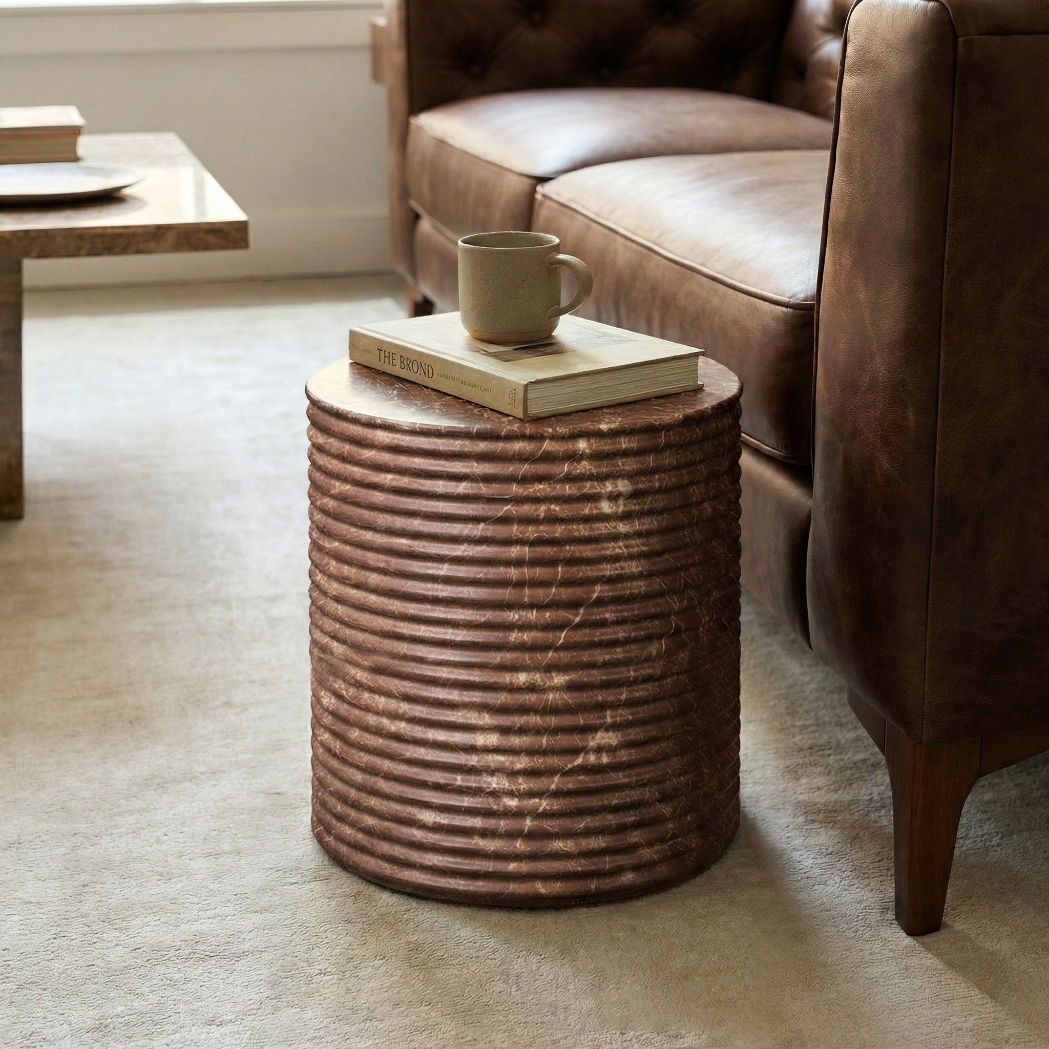 Table d'appoint 16 | Rouge bordeaux