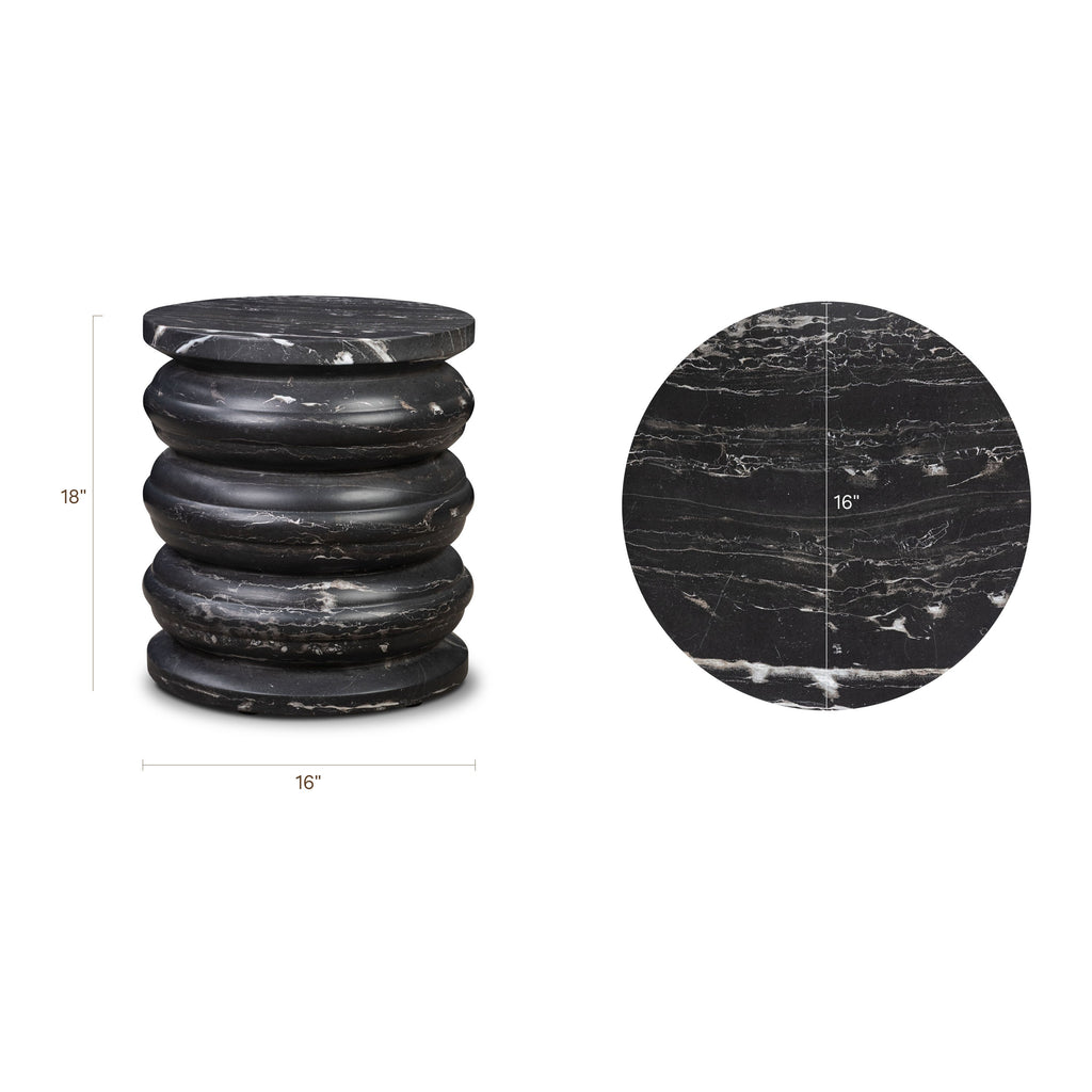 Table d'appoint 16 | Marbre noir