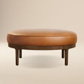 Pouf en cuir | Tannage naturel