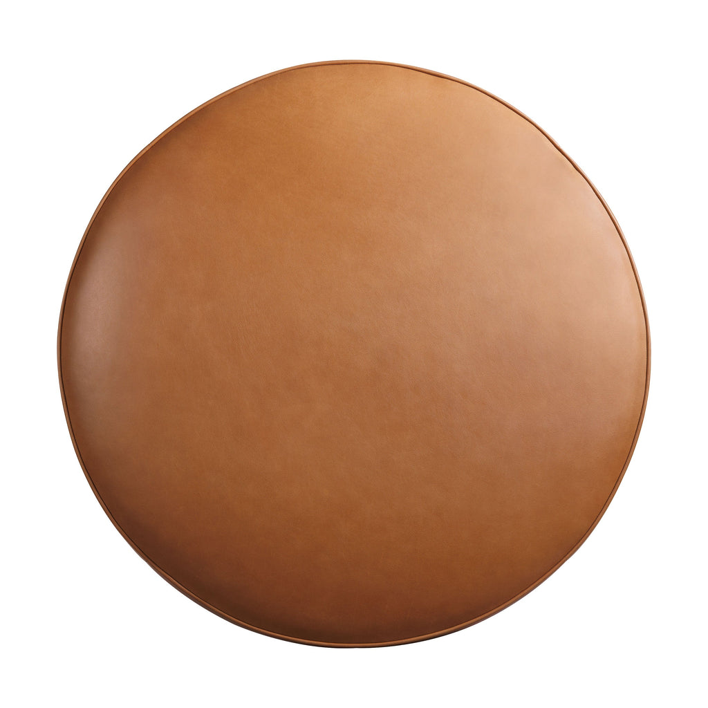 Pouf en cuir | Tannage naturel