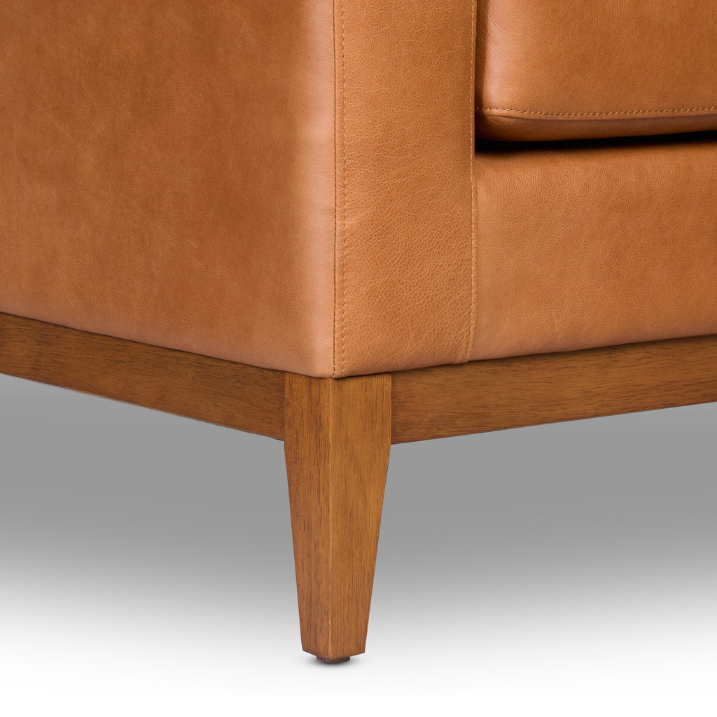 Fauteuil en cuir | Tan