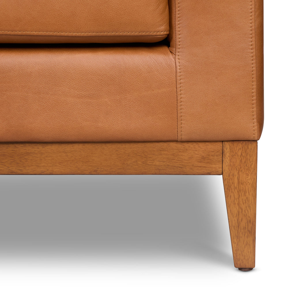 Fauteuil en cuir | Tan