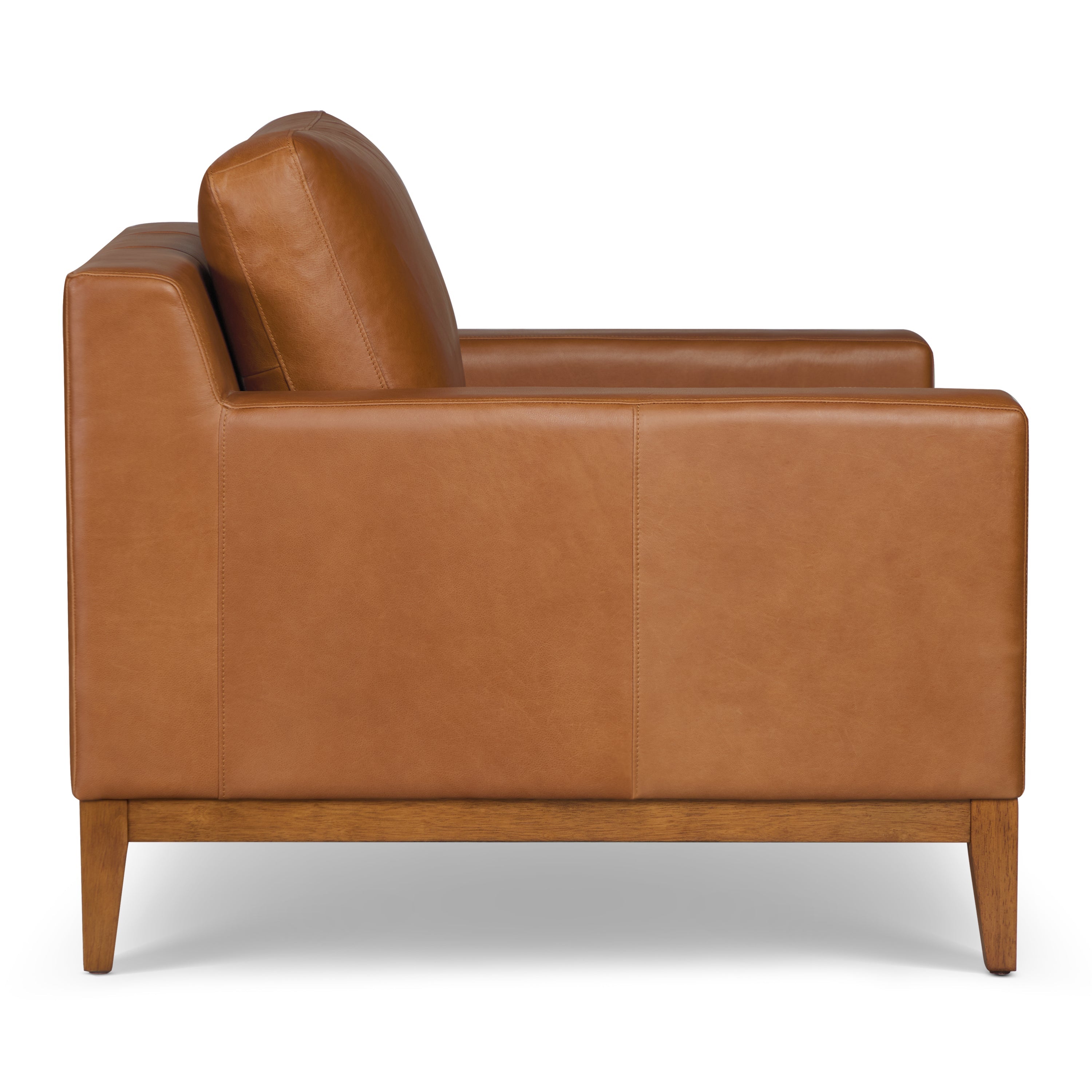 Fauteuil en cuir | Tan