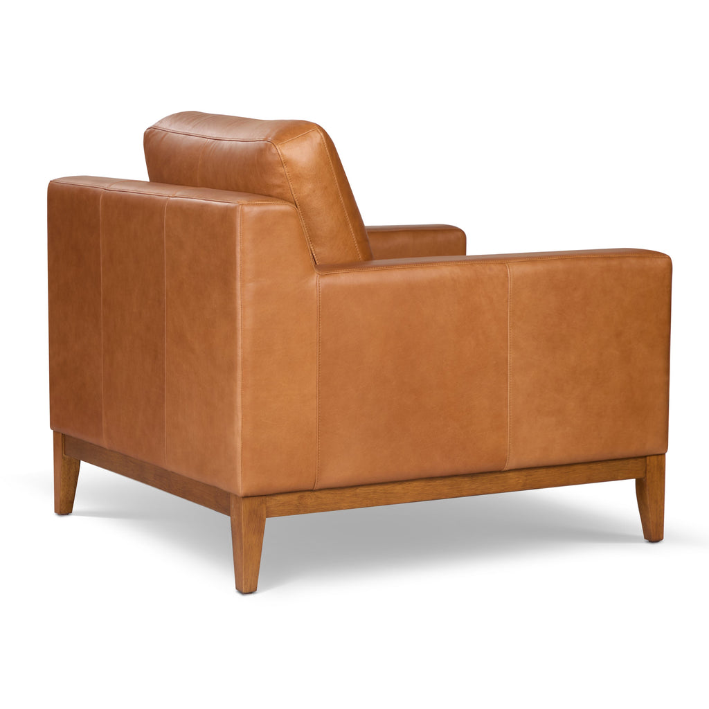 Fauteuil en cuir | Tan