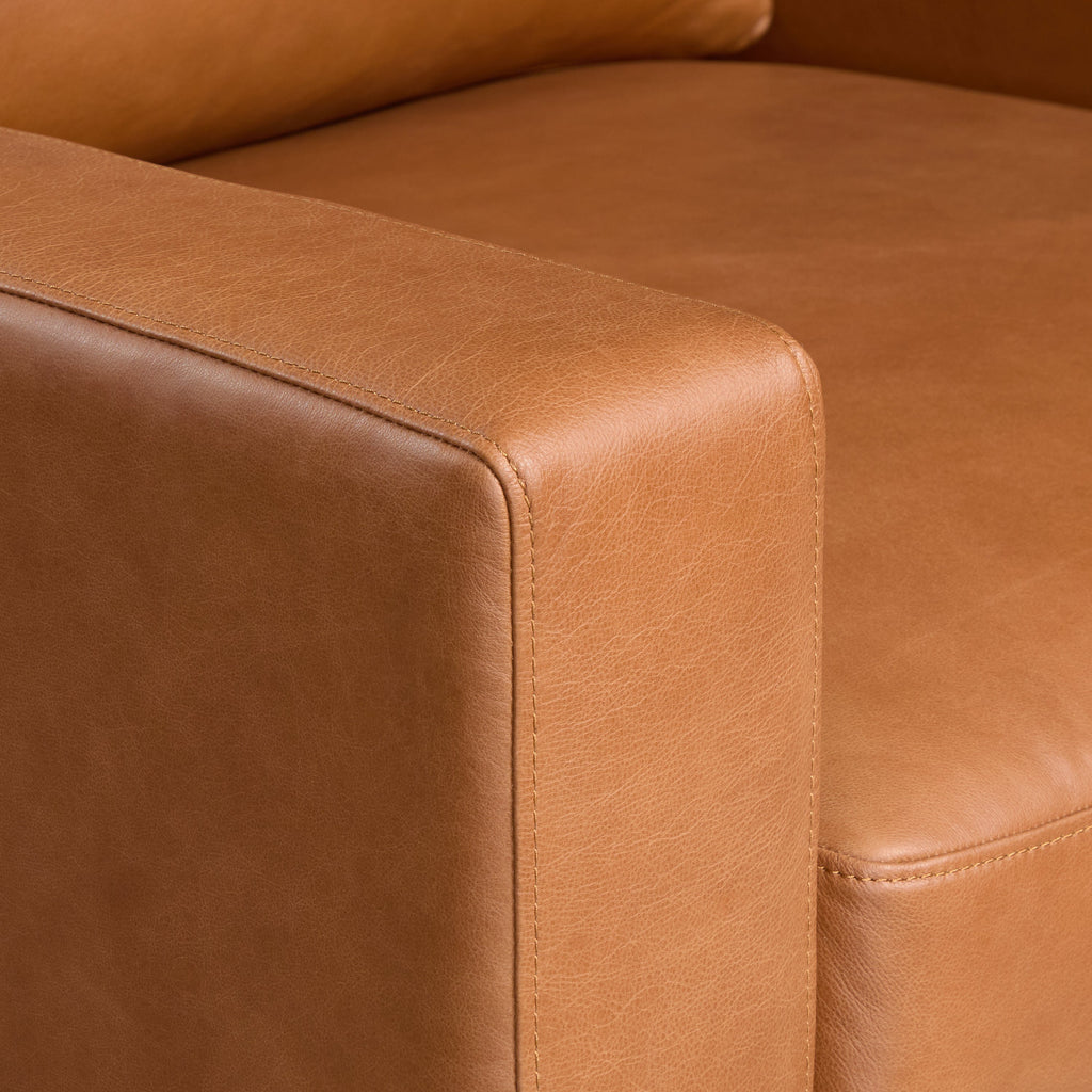 Fauteuil en cuir | Tan