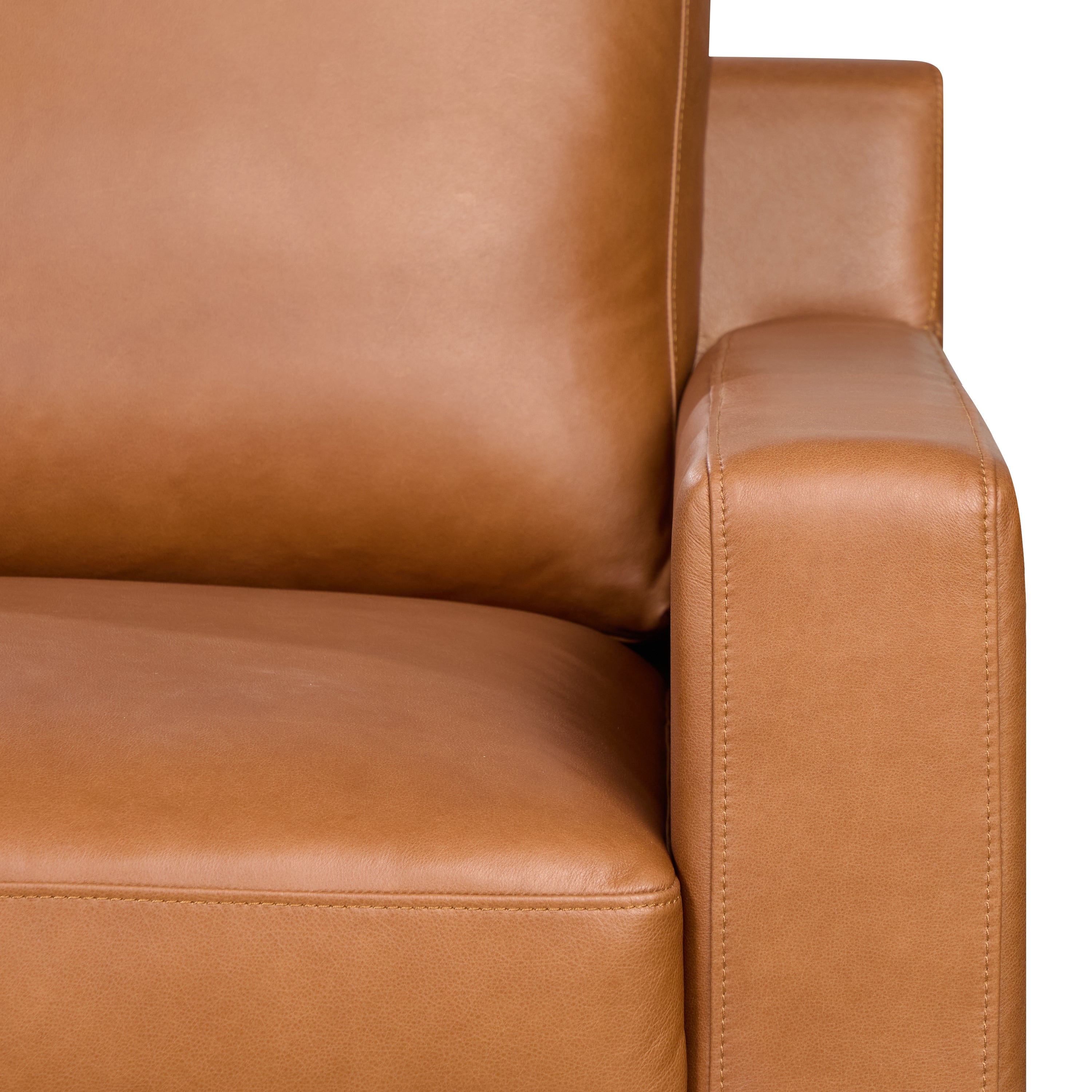 Fauteuil en cuir | Tan