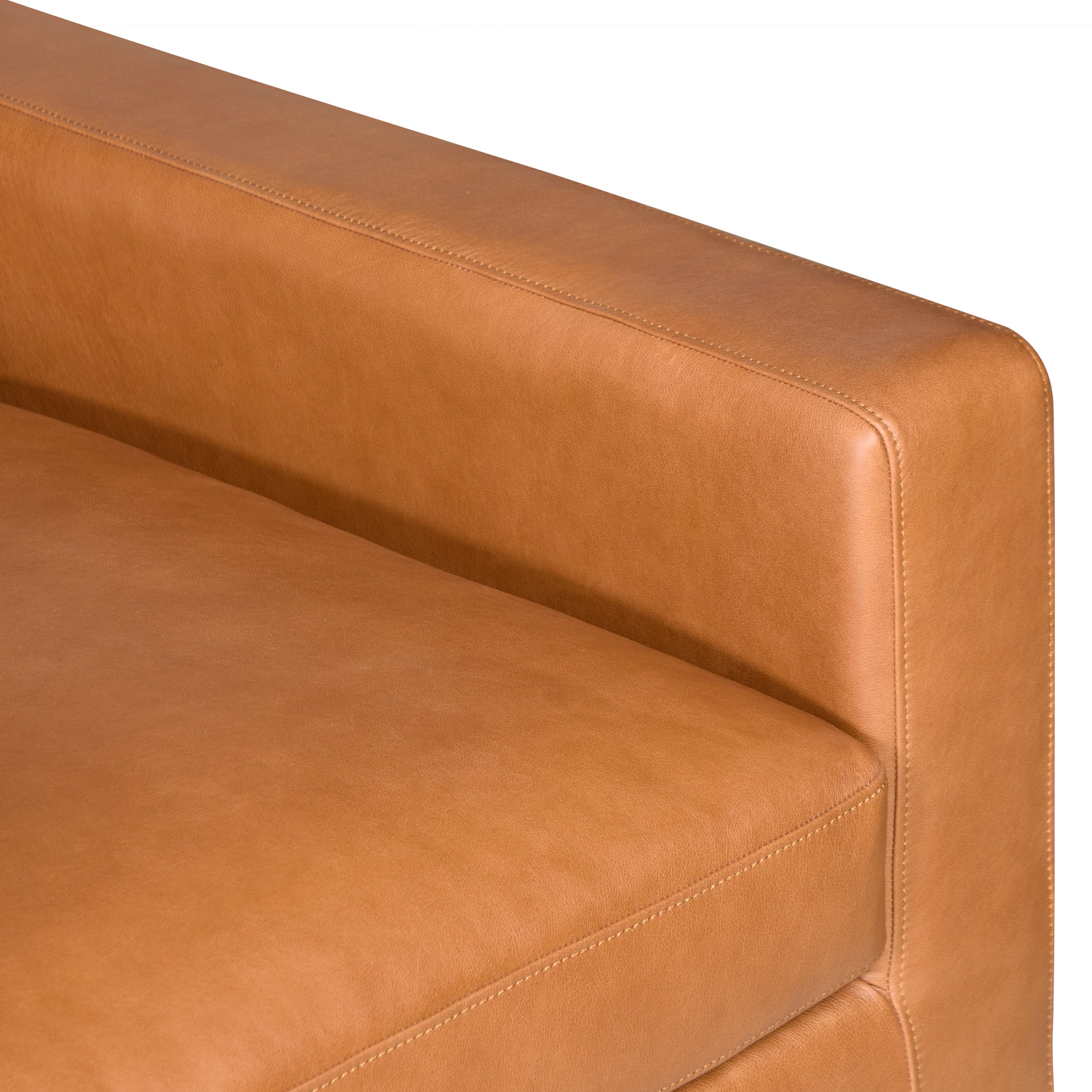 Fauteuil en cuir | Tan