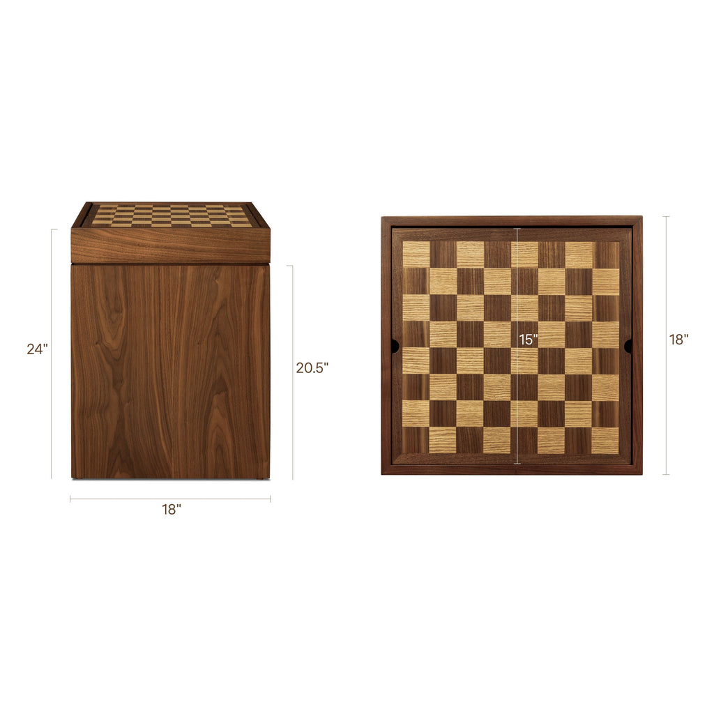 Table de jeux | Noyer