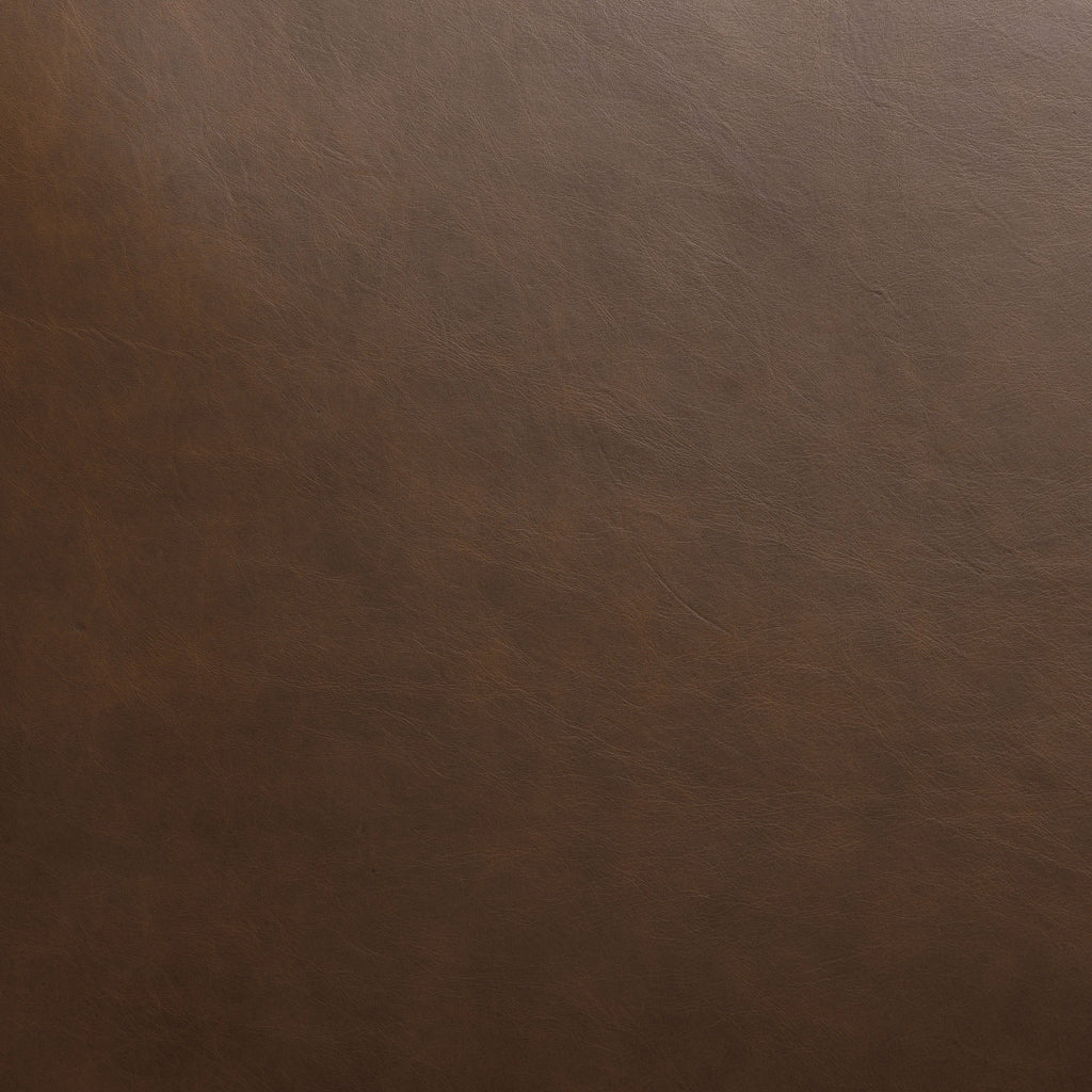 Pouf ottoman en cuir 2.0 | Marron cacao