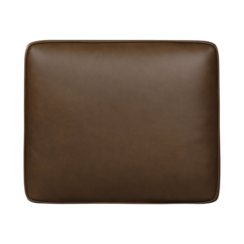 Pouf ottoman en cuir 2.0 | Marron cacao